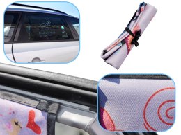 Kurtyna magnetyczna osłona przeciwsłoneczna okna samochodu jelenie