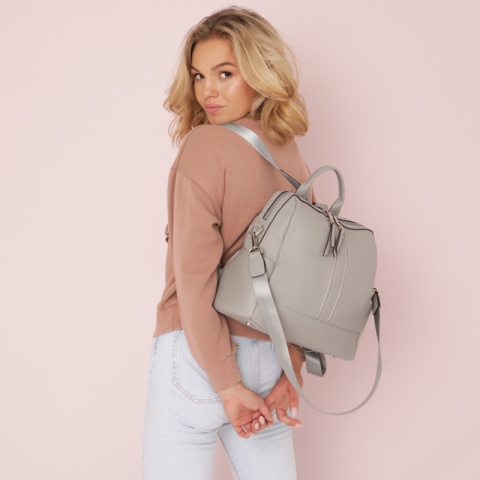 MINI JOISSY Plecak torba i organizer w jednym - Cool Grey/Silver