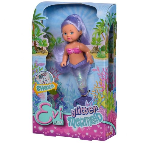 SIMBA Lalka Evi Brokatowa Syrenka Fioletowa