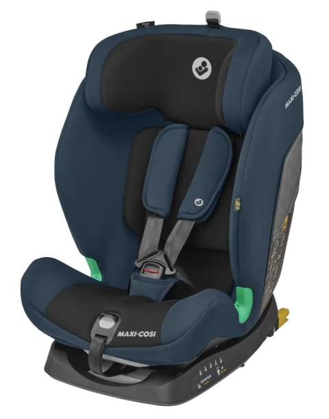 Titan I-Size Maxi-Cosi od 76 do 150 cm 9-36 kg fotelik samochodowy od 9 miesiąca do 12 roku - Basic Blue