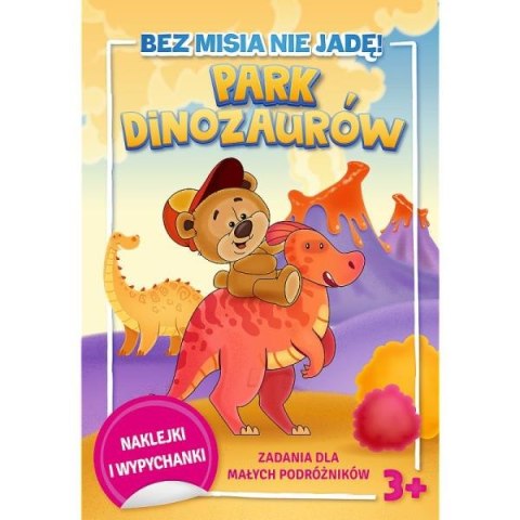 PROMO Bez misia nie jadę! Zadania dla małych podróżników. Park dinozaurów KS68298 Trefl