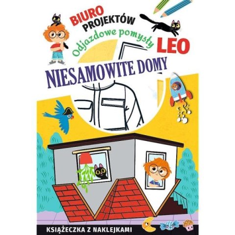 PROMO Biuro projektów "Odjazdowe pomysły Leo". Niesamowite domy KS68038 Trefl