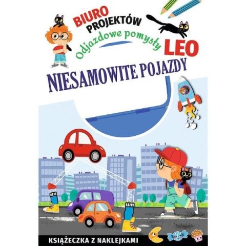 PROMO Biuro projektów "Odjazdowe pomysły Leo". Niesamowite pojazdy KS68052 Trefl