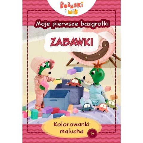 PROMO Bobaski i miś. Moje pierwsze bazgrołki. Kolorowanki malucha. Zabawki KS66225 Trefl