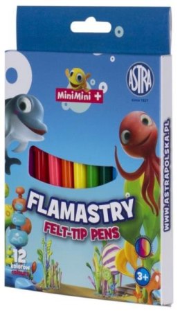 Flamastry Mini Mini 12 kolorów 314121004 ASTRA