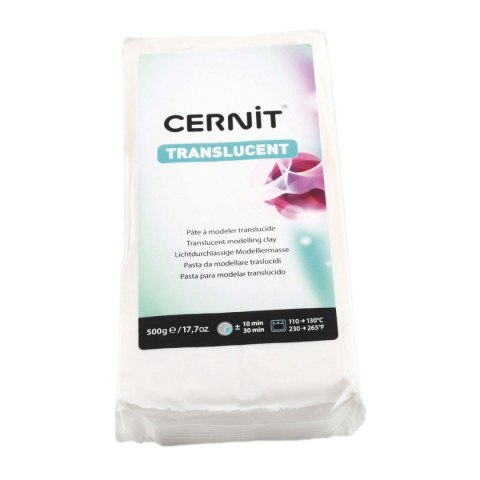 Modelina Cernit Transparentna Biała 500g