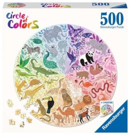 Puzzle 500el koło Circle of Colors Paleta kolorów Desery 171729 RAVENSBURGER