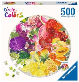 Puzzle 500el koło Circle of Colors Paleta kolorów Owoce i warzywa 171699 RAVENSBURGER