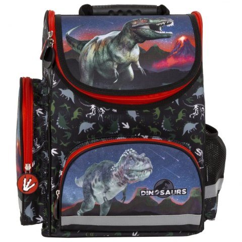 Tornister kasetonowy ergonomiczny dinozaur Derform #CZ