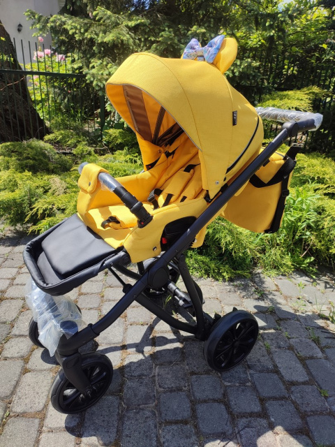 Joy SE Natoni wózek spacerowy do 22 kg Polski Produkt - Słoneczny Żółty