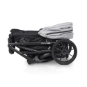 Riko NUNO PRO 2w1 Wózek wielofunkcyjny z miękką gondolą do 22 kg - 01 Grey Fox