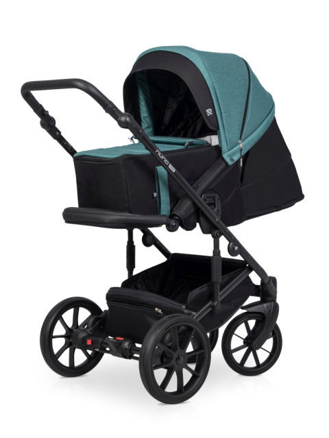 Riko NUNO PRO 2w1 Wózek wielofunkcyjny z miękką gondolą do 22 kg - 02 Lagoon