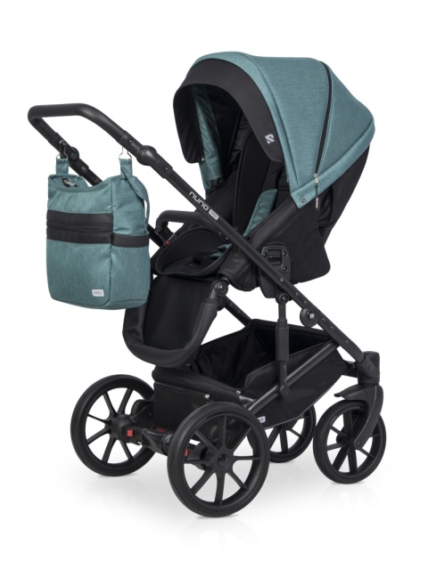 Riko NUNO PRO 2w1 Wózek wielofunkcyjny z miękką gondolą do 22 kg - 02 Lagoon