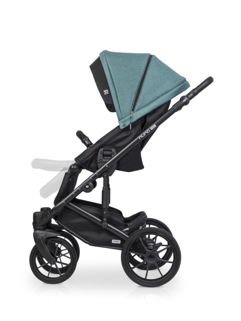 Riko NUNO PRO 2w1 Wózek wielofunkcyjny z miękką gondolą do 22 kg - 02 Lagoon
