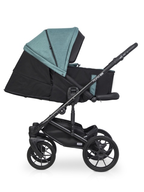 Riko NUNO PRO 2w1 Wózek wielofunkcyjny z miękką gondolą do 22 kg - 02 Lagoon