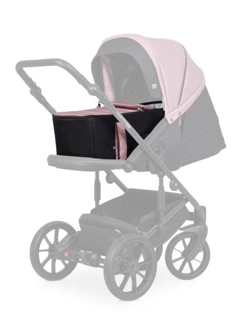 Riko NUNO PRO 2w1 Wózek wielofunkcyjny z miękką gondolą do 22 kg - 03 Rose