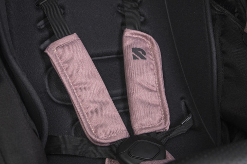 Riko NUNO PRO 2w1 Wózek wielofunkcyjny z miękką gondolą do 22 kg - 03 Rose