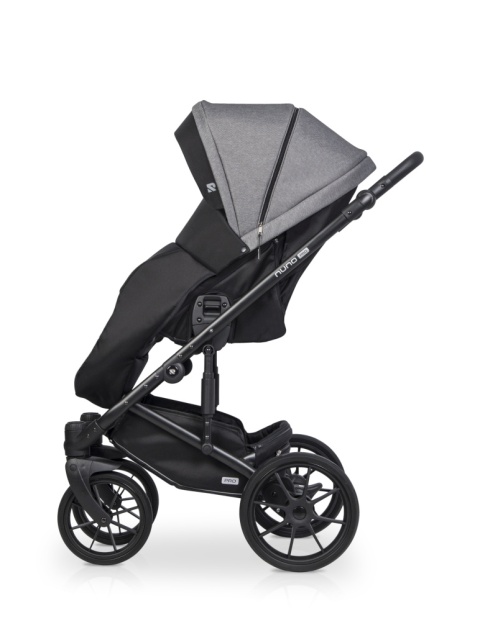 Riko NUNO PRO 2w1 Wózek wielofunkcyjny z miękką gondolą do 22 kg - 04 Titanium