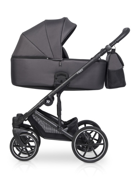 Riko TREX 3w1 Wózek wielofunkcyjny z fotelikiem 0-13 kg - 01 Anthracite
