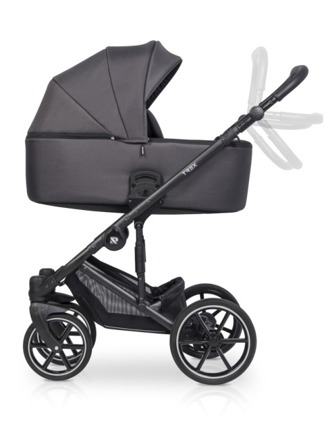 Riko TREX 3w1 Wózek wielofunkcyjny z fotelikiem 0-13 kg - 01 Anthracite