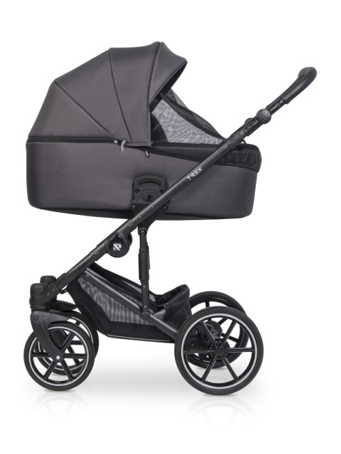 Riko TREX 3w1 Wózek wielofunkcyjny z fotelikiem 0-13 kg - 01 Anthracite