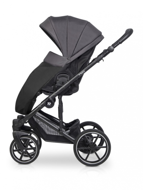 Riko TREX 3w1 Wózek wielofunkcyjny z fotelikiem 0-13 kg - 01 Anthracite