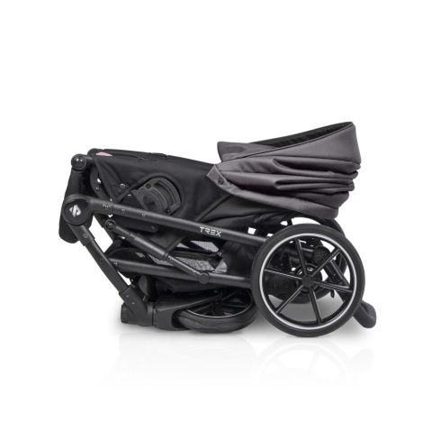 Riko TREX 3w1 Wózek wielofunkcyjny z fotelikiem 0-13 kg - 01 Anthracite