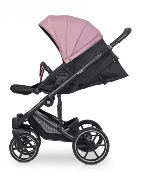 Riko TREX 3w1 Wózek wielofunkcyjny z fotelikiem 0-13 kg - 03 Energy Pink