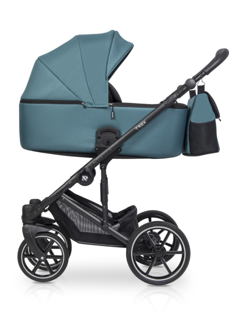 Riko TREX 3w1 Wózek wielofunkcyjny z fotelikiem 0-13 kg - 04 Lagoon