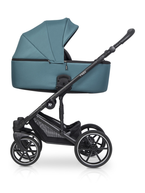 Riko TREX 3w1 Wózek wielofunkcyjny z fotelikiem 0-13 kg - 04 Lagoon