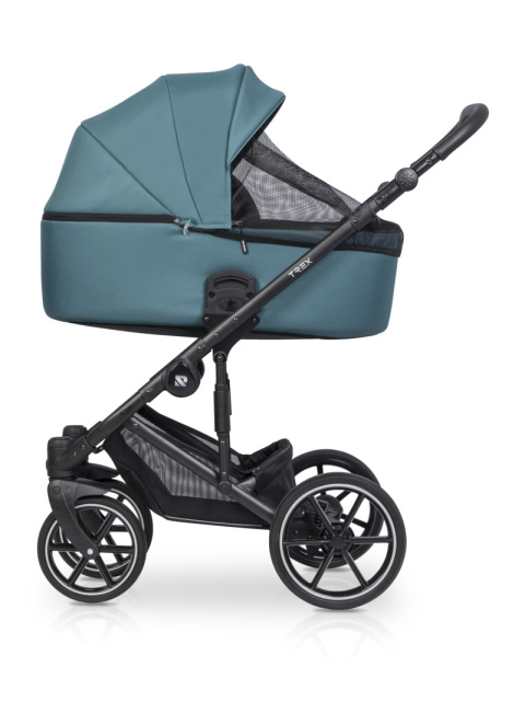 Riko TREX 3w1 Wózek wielofunkcyjny z fotelikiem 0-13 kg - 04 Lagoon