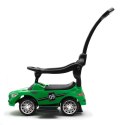 BABY MIX 45829 Dziecięcy jeździk z dźwiękiem i rączką RACER zielony