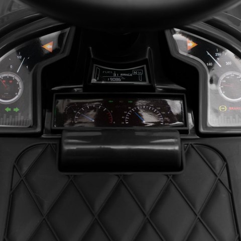 BABY MIX 45832 Dziecięcy jeździk z dźwiękiem RACER czarny