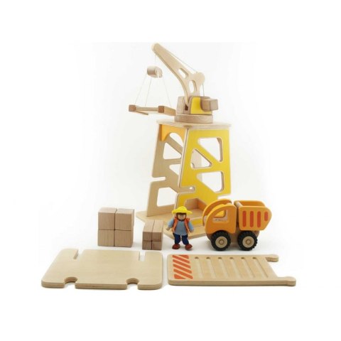 MASTERKIDZ Plac Budowy Makieta Drewniana