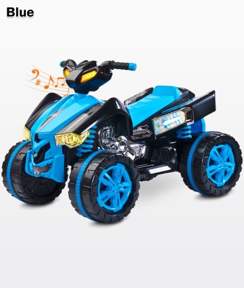 Quad RAPTOR uzbrojony w ogromne koła Toyz by Caretero blue