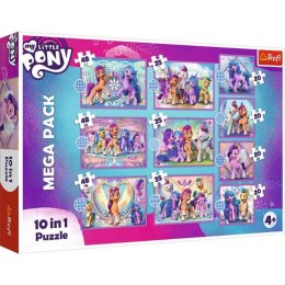 Puzzle 10w1 Lśniące Kucyki Pony My Little Pony Hasbro 90389 Trefl