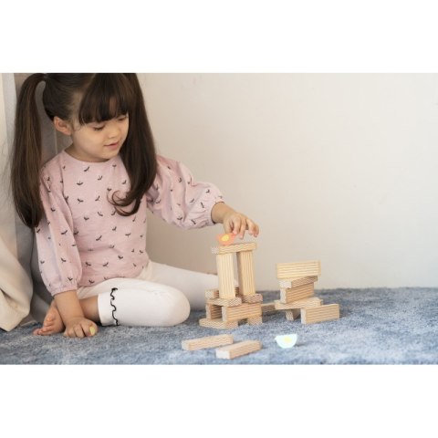CLASSIC WORLD Drewniana Gra Edukacyjna Chwiejąca się Wieża Układanie Klocków 23el.