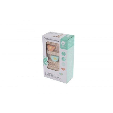 CLASSIC WORLD Drewniana Gra Edukacyjna Chwiejąca się Wieża Układanie Klocków 23el.