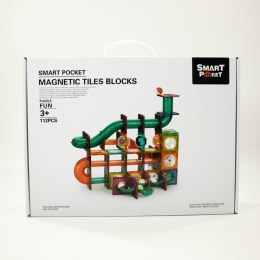 Klocki Magnetyczne 112 elementów dla dzieci 3+