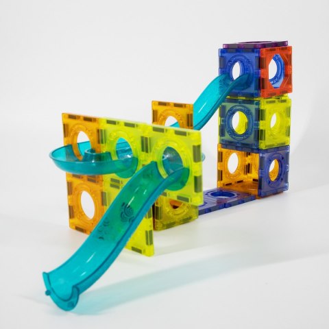 Klocki Magnetyczne 112 elementów dla dzieci 3+