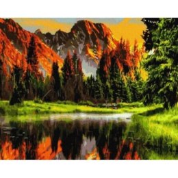 Malowanie po numerach Góry krajobraz 40 x 50cm 6457