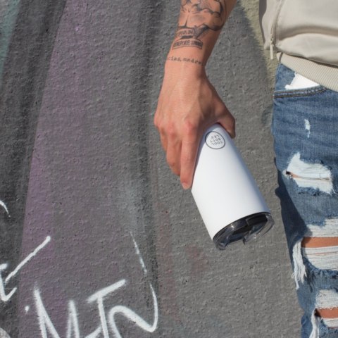 Cool Bottles Kubek termiczny 550 ml Mono White