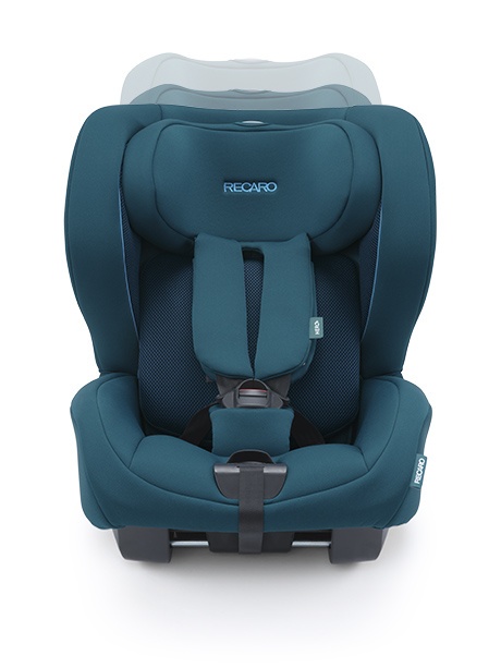 Kio Recaro + Baza Isofix, fotelik samochodowy 9-18 kg 60 - 105 cm max. 3-4 lata kolor Prime Mat Black