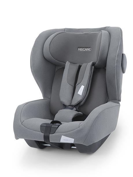 Kio Recaro + Baza Isofix, fotelik samochodowy 9-18 kg 60 - 105 cm max. 3-4 lata kolor Prime Silent Grey