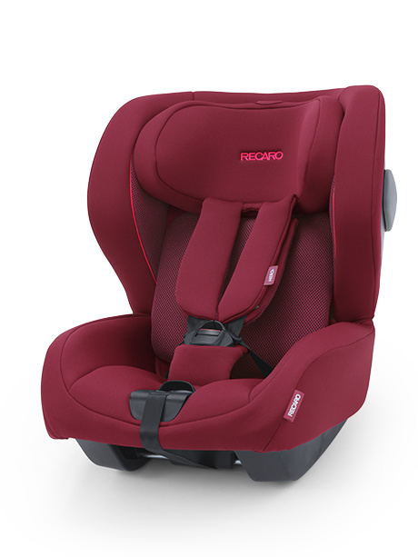 Kio Recaro + Baza Isofix, fotelik samochodowy 9-18 kg 60 - 105 cm max. 3-4 lata kolor Select Garnet Red
