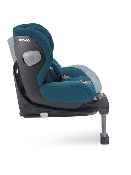 Kio Recaro + Baza Isofix, fotelik samochodowy 9-18 kg 60 - 105 cm max. 3-4 lata kolor Select Garnet Red