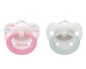 NUK 736680P Smoczek 6-18m SIGNATURE silikonowy 2 szt