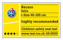 Salia i-Size Recaro 0-18 kg 40 - 105 cm max. 4 lata obrotowy fotelik samochodowy - Select Night Black