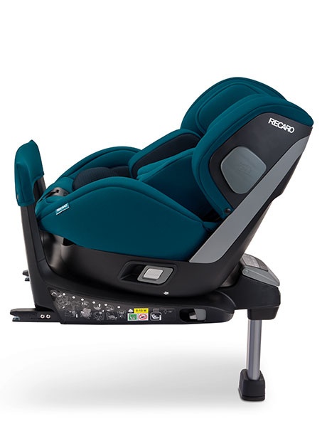 Salia i-Size Recaro 0-18 kg 40 - 105 cm max. 4 lata obrotowy fotelik samochodowy - Select Night Black