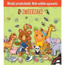 PROMO Książka Misiaki przedszkolaki. Małe wielkie wyzwania. Kochamy zwierzaki 09093 Trefl